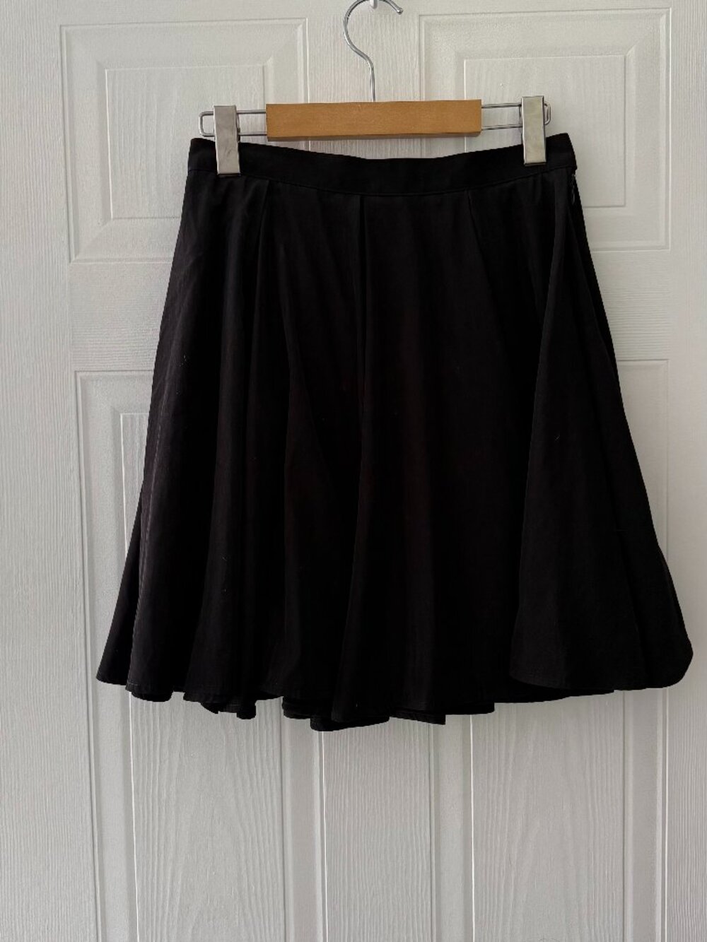 American Apparel black circle skater skirt - size M